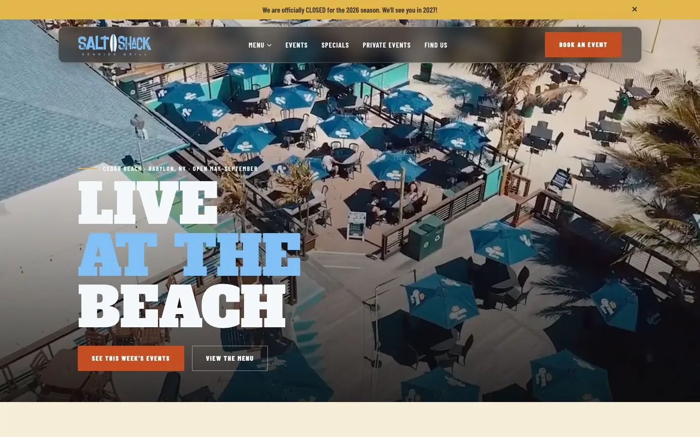 Salt Shack website