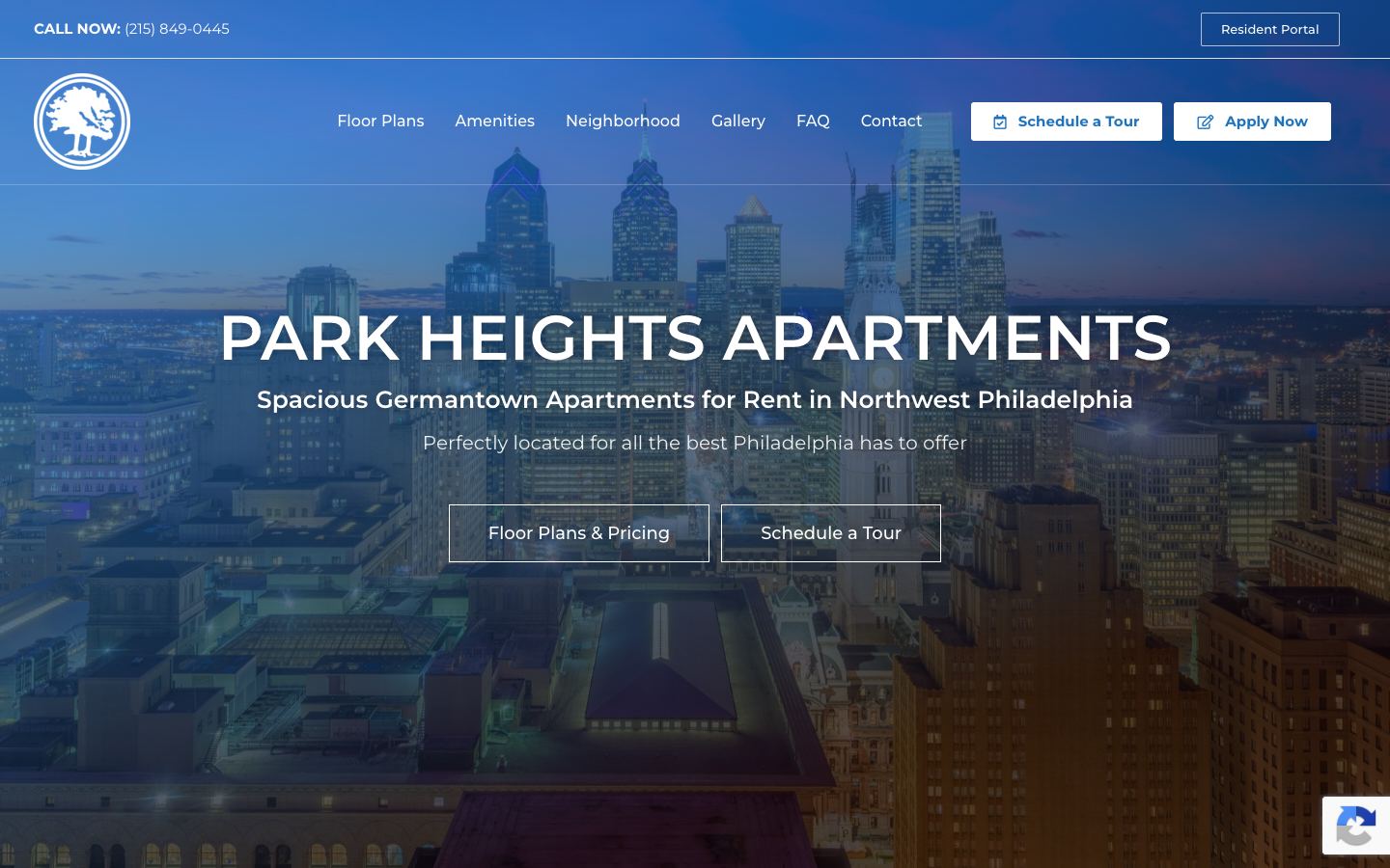 Park Heights Apartments website