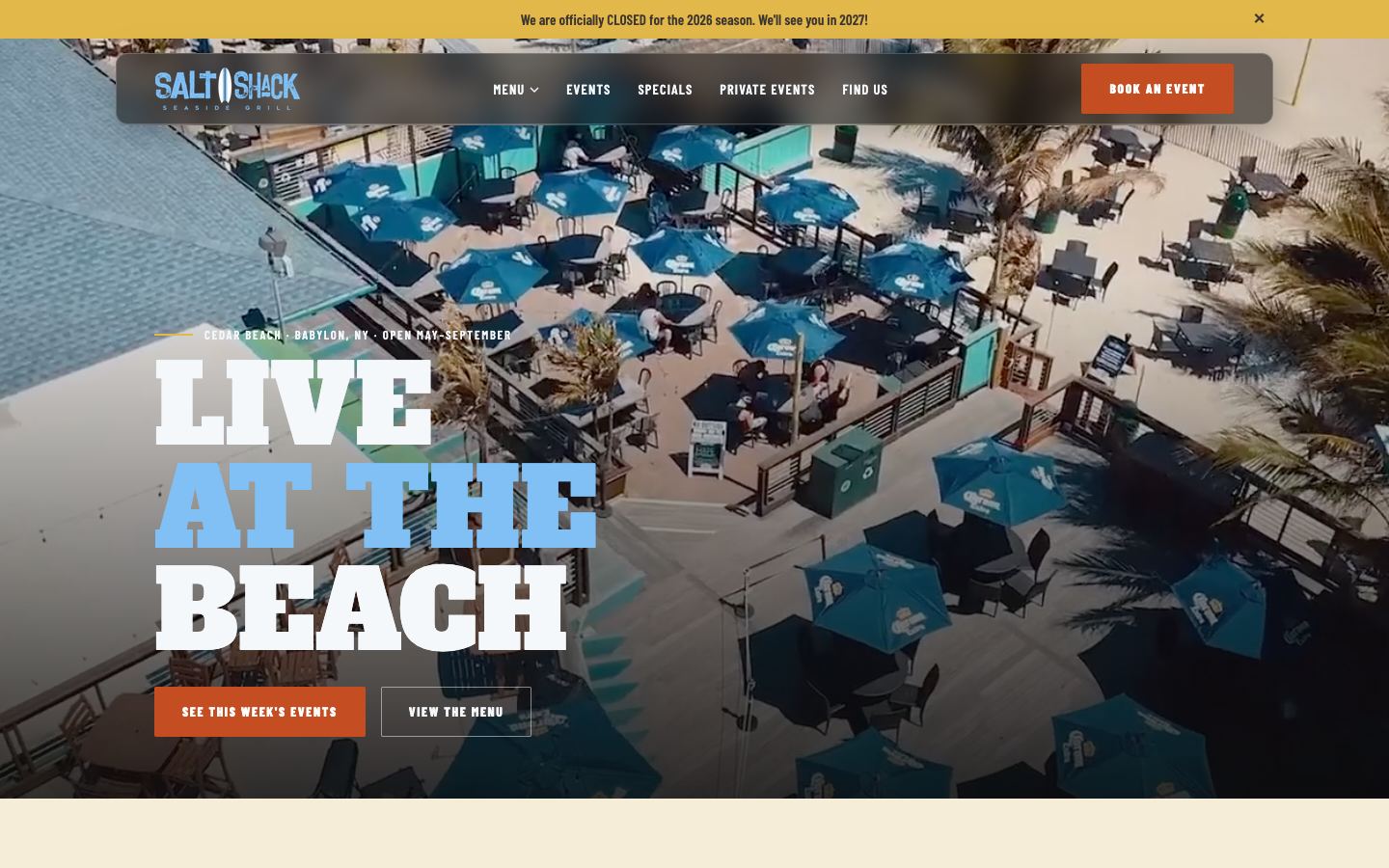 Salt Shack website